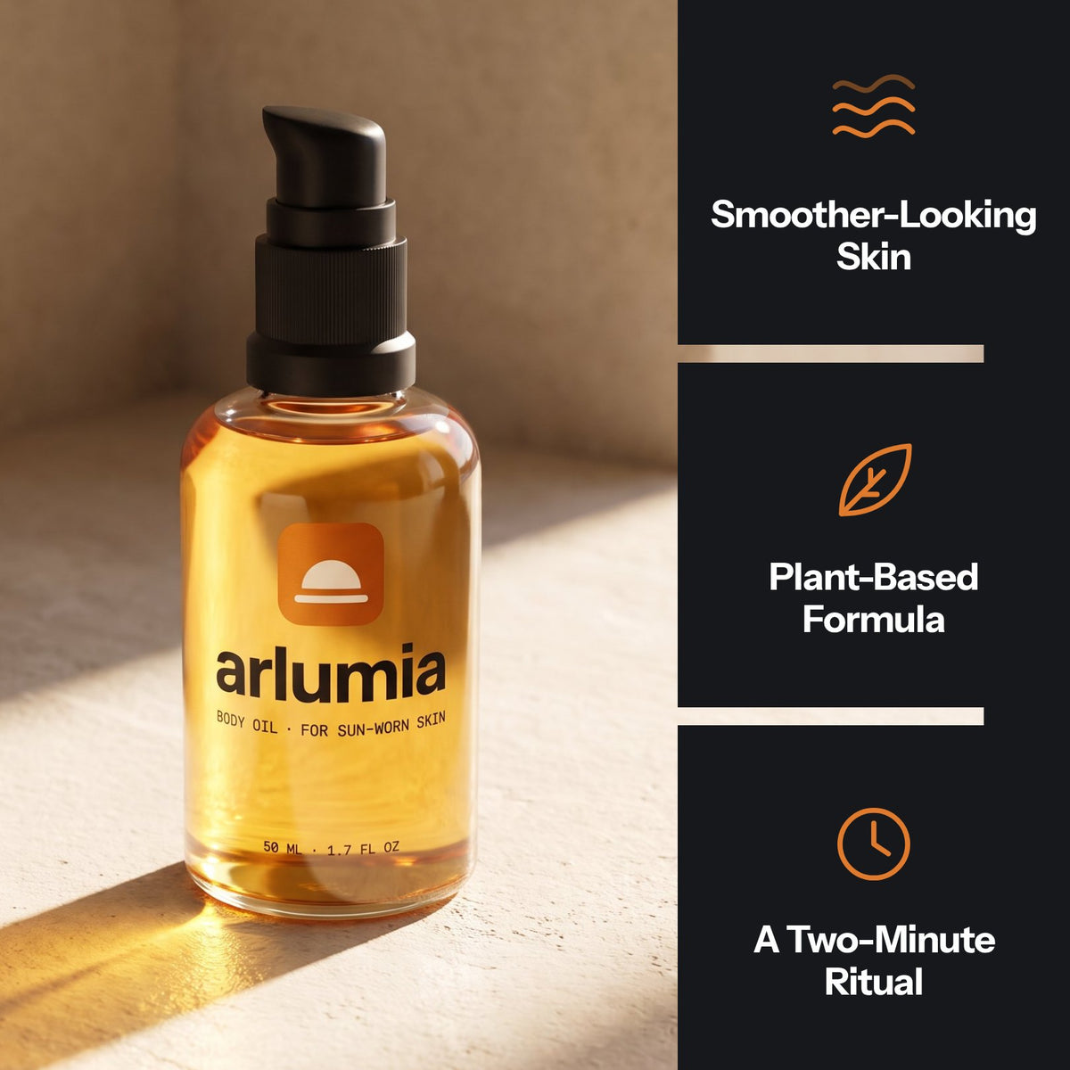 Arlumia Sun-Worn Skin Body Oil bottle