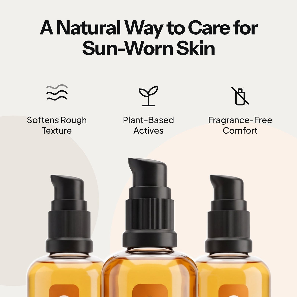 A natural way to care for sun-worn skin
